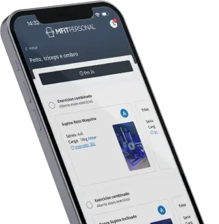 Vídeos de exercícios no app MFIT Personal